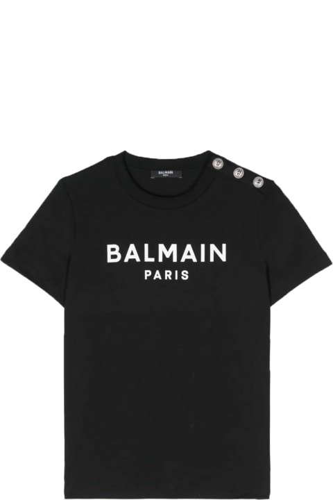 Topwear for Boys Balmain T-shirt With Logo