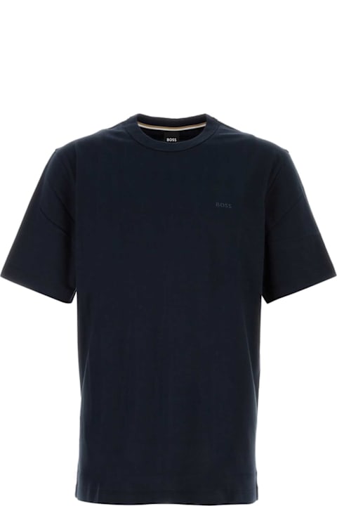 Homeware Hugo Boss Navy Blue Cotton T-shirt