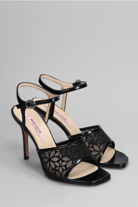 Shoes for Women Marc Ellis Sandals In Black Patent Leather
