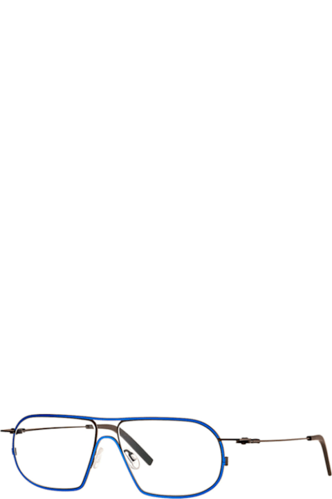 Theo Eyewear for Kids Theo Eyewear Theo Eyewear Isogon 365 Electric Blue/ Black Matte Glasses