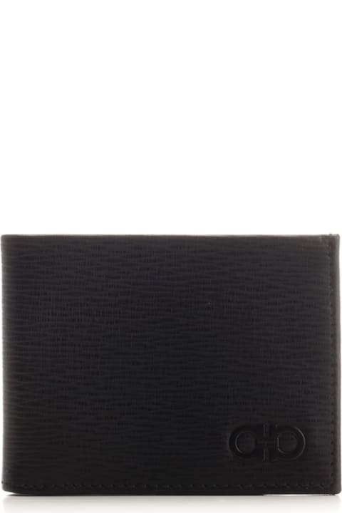 Homeware Ferragamo Black Leather Wallet