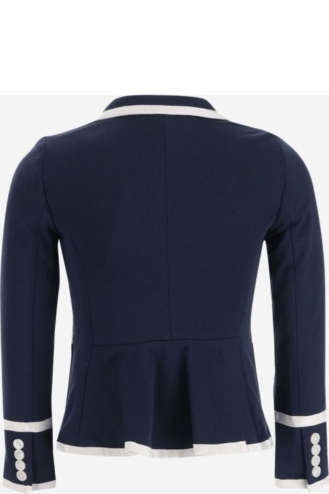 ガールズ Polo Ralph Laurenのコート＆ジャケット Polo Ralph Lauren Single-breasted Cotton Jacket With Logo