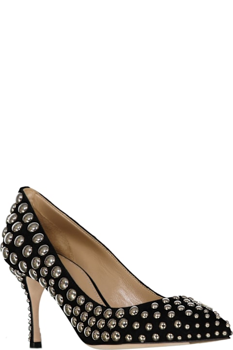 Homeware Sergio Rossi Godiva 075 Studs Leather Pumps