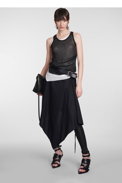Ann Demeulemeester for Women Ann Demeulemeester Topwear In Black Cotton