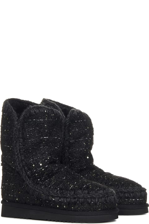 Mou Shoes for Women Mou Eskimo 24 Textile -tweed Boots