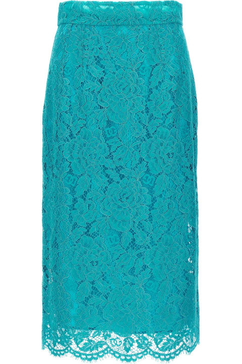 Skirts for Women Dolce & Gabbana Lace Skirt