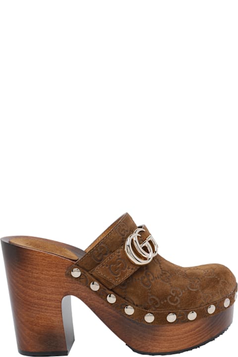 Gucci Double G Platform Clog