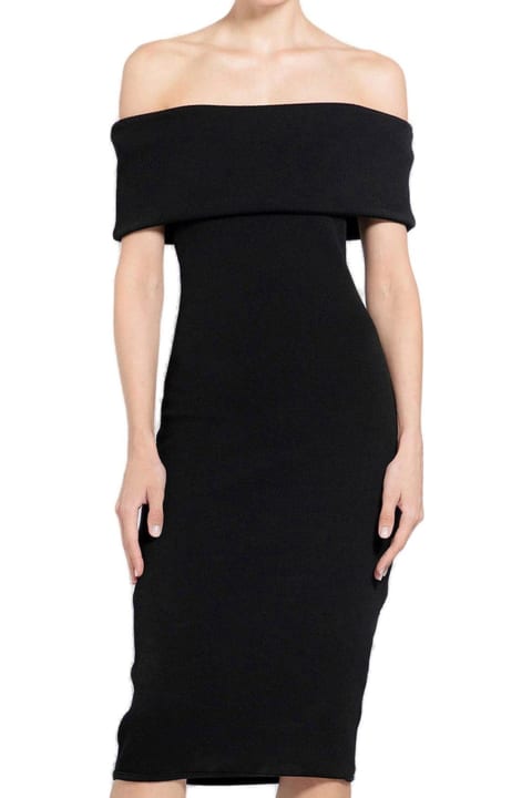 Bottega Veneta for Women Bottega Veneta Off-the-shoulder Fitted Dress