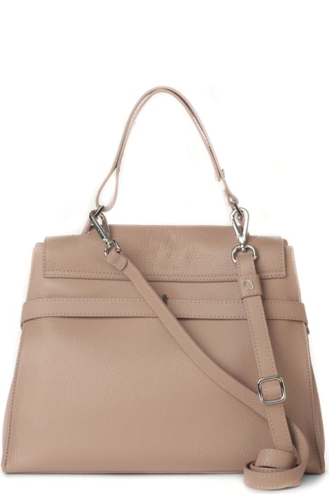 Orciani Totes for Women Orciani Sveva Sense Medium Leather Handbag