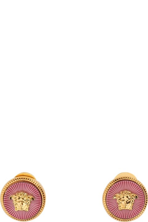 Versace for Women Versace Biggie Jellyfish Button Earrings