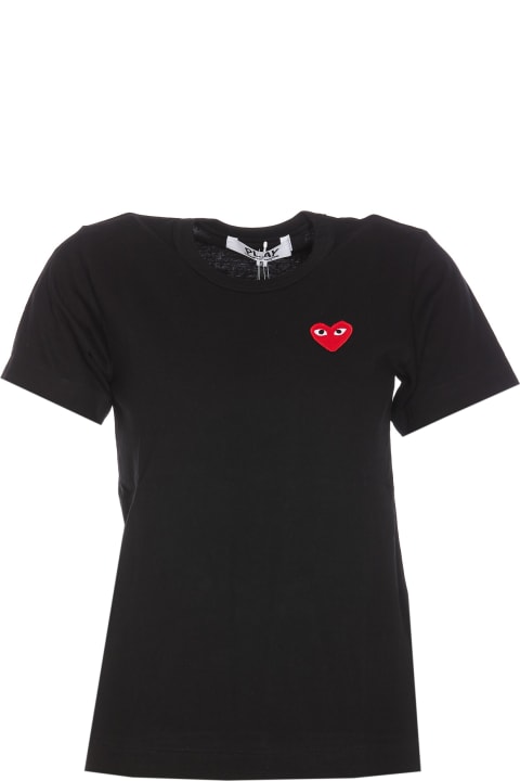 Topwear for Women Comme des Garçons Heart Logo T-shirt