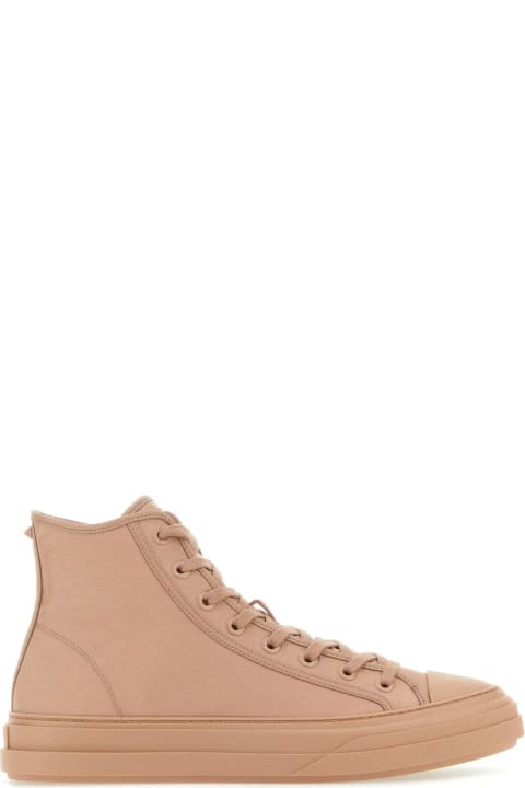 Shoes for Men Valentino Garavani Powder Pink Fabric Sneakers