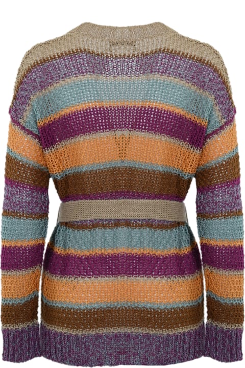 Weekend Max Mara Sweaters for Women Weekend Max Mara 'kabala' Cardigan In Linen Yarn