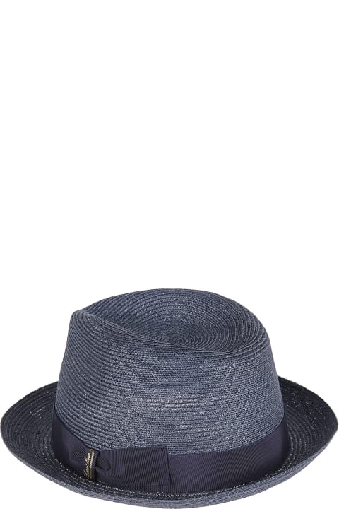 Hats for Men Borsalino Panama Extra Fine Bow Detail Hat