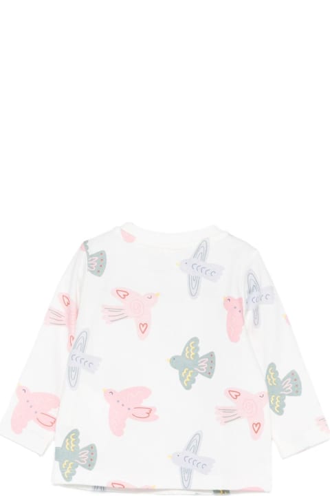 Homeware Stella McCartney Stella Mccartney Kids Long-sleeved Cotton Crewneck Sweater
