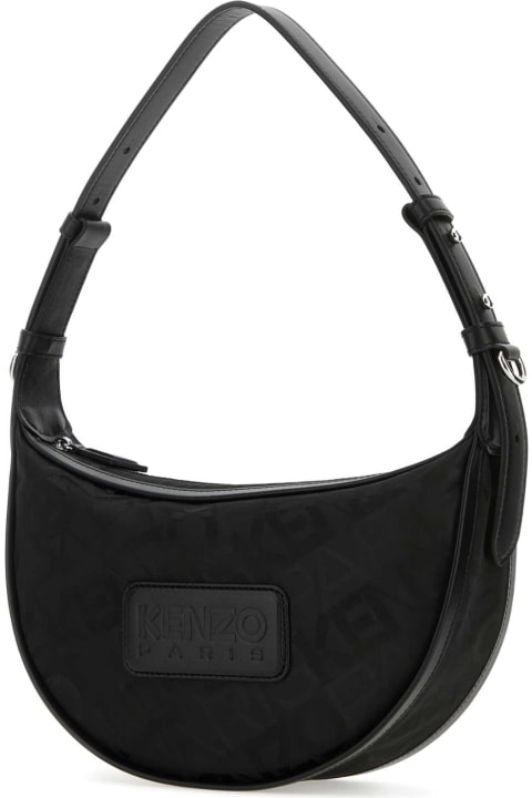 Kenzo Bags for Women Kenzo Black Fabric Kenzo 18 Shoulder Bag