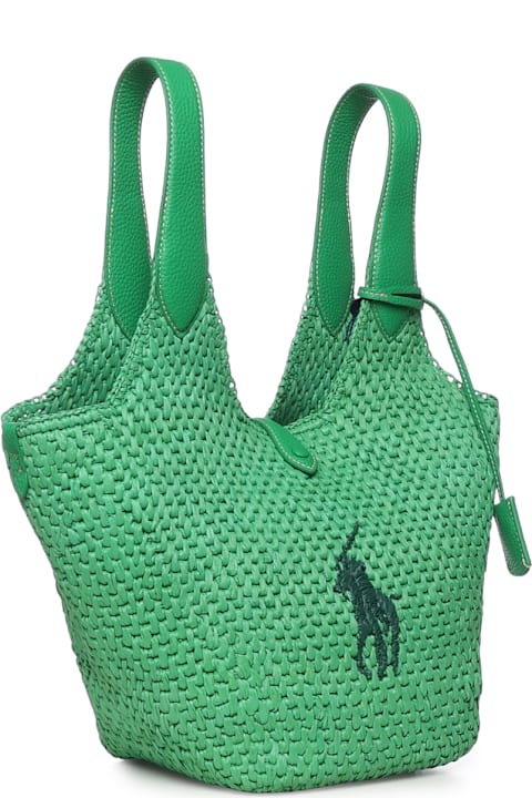 Polo Ralph Lauren for Kids Polo Ralph Lauren Raffia And Viscose Tote Bag