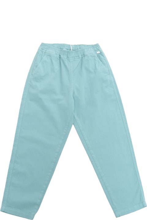 Bottoms for Girls Il Gufo Light Blue Trousers