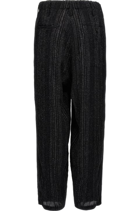 Yohji Yamamoto Pants for Men Yohji Yamamoto 'z-stripe Coin Pocket Wide' Pants
