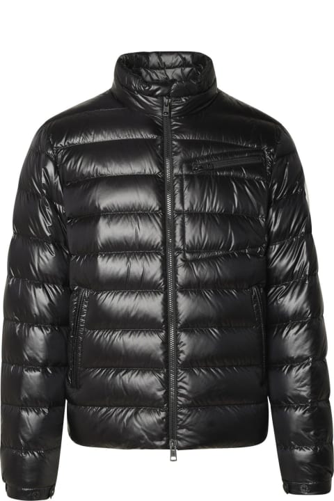 Fashion for Men Moncler Logo Patch Zip-up Padded Jacket