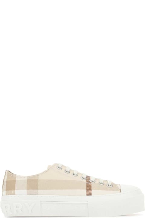 Burberry for Women Burberry Embroidered Canvas Sneakers
