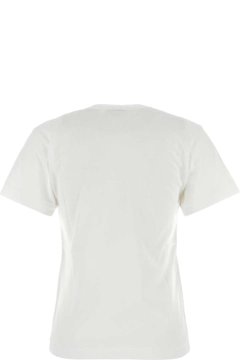 Comme des Garçons Play for Women Comme des Garçons Play White Cotton T-shirt