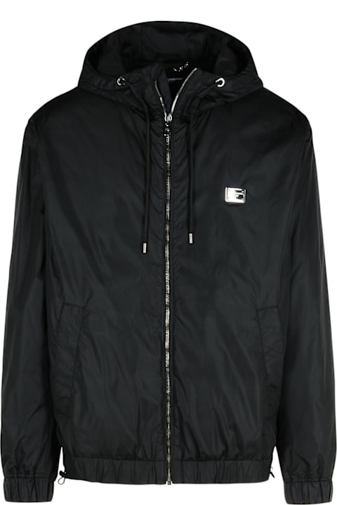 メンズ Dolce & Gabbanaのウェア Dolce & Gabbana Black Nylon Jacket