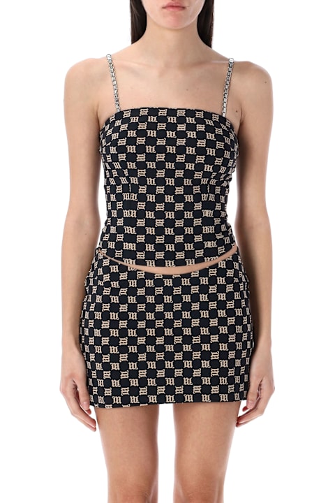 MISBHV for Kids MISBHV Monogram Spaghetti Top