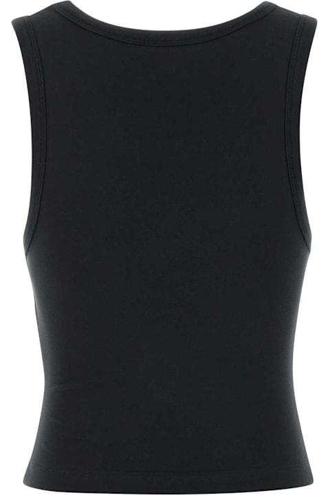 Entire Studios لـ Women Entire Studios Black Stretch Cotton Tank Top