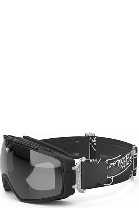 Chrome Hearts for Kids Chrome Hearts Silver Morning Ii - Faded Black Sunglasses