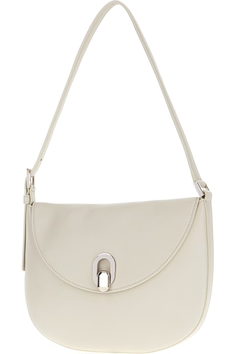 Savette Bags for Women Savette Chalk Leather Brooklyn Shoulder Bag