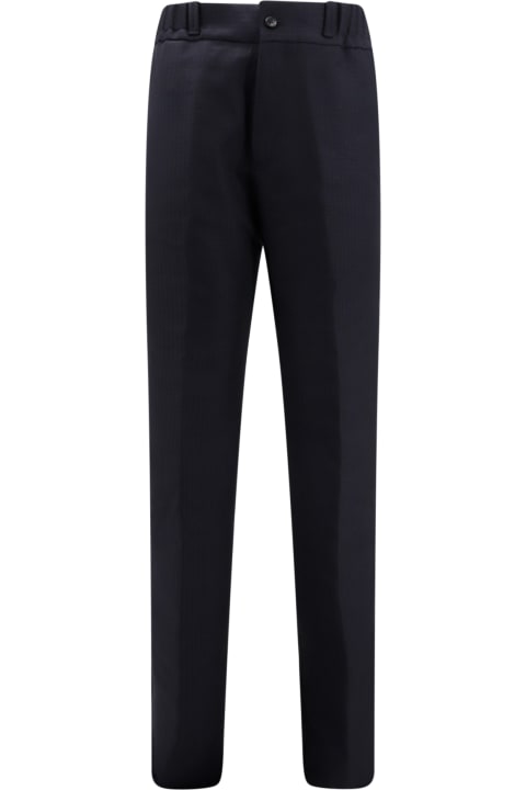 Clothing for Men Lanvin Wool And Mohair Micropattern Trouser