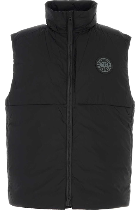 Canada Goose for Kids Canada Goose Black Nylon Sleeveless Lodge Down Jacket