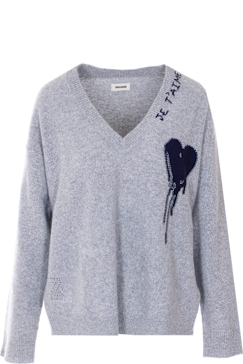 Zadig 
Voltaire for Kids Zadig 
Voltaire Mikyz Flowing Heart Sweater