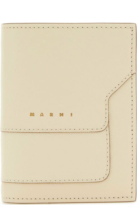 Wallets for Women Marni Ivory Leather Wallet