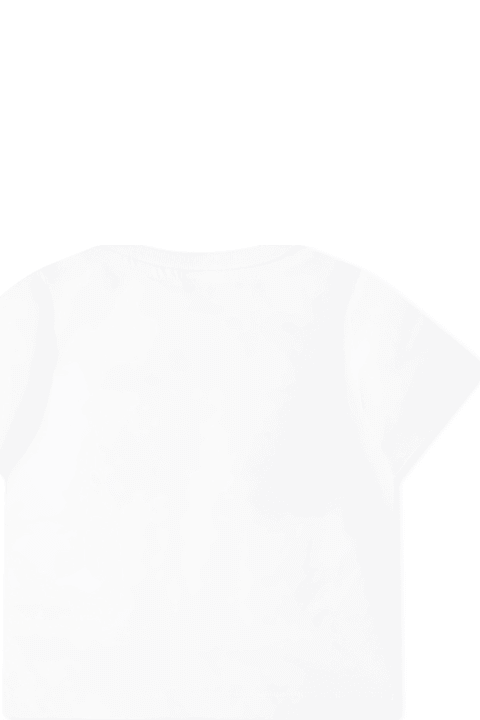 Stella McCartney Kids for Men Stella McCartney Kids White T-shirt For Baby Girl With Ice Cream