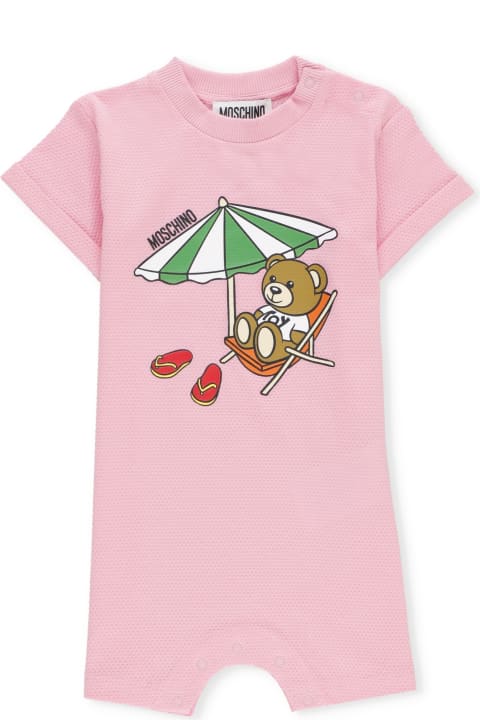 Moschino Bodysuits & Sets for Baby Girls Moschino Beach Teddy Bear Onesie