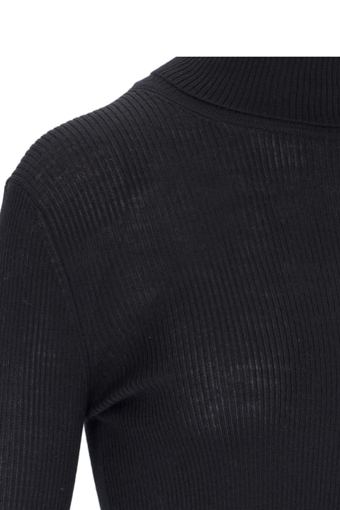 Parosh لـ Women Parosh Ribbed Turtleneck Sweater