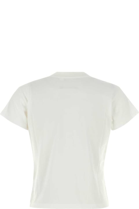 MM6 Maison Margiela for Women MM6 Maison Margiela Ivory Cotton T-shirt
