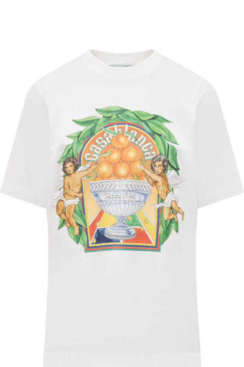 Casablanca for Men Casablanca Triomphe D'orange T-shirt