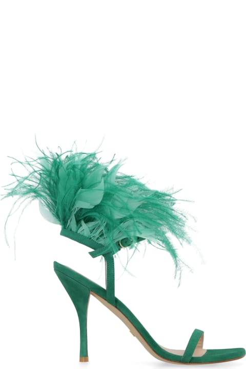 Homeware Stuart Weitzman Plume Suede Sandals