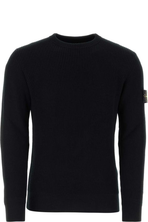 Fashion for Men Stone Island Black Wool Sweater