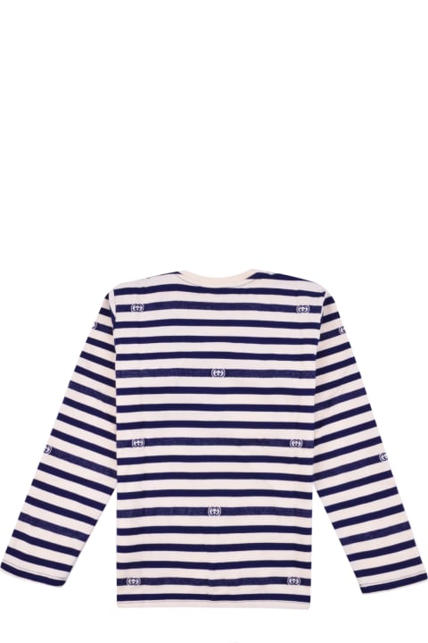 Gucci Topwear for Baby Boys Gucci Striped Cotton Jersey T-shirt