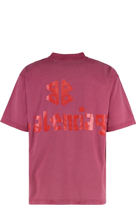 Balenciaga Topwear for Men Balenciaga Cotton Crew-neck T-shirt