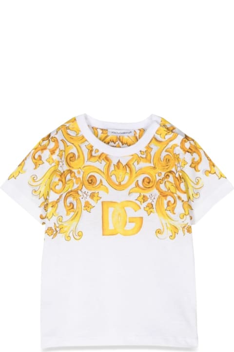 Dolce & Gabbana ملابس علوية لـ رُضع بنات Dolce & Gabbana Short Sleeve T-shirt