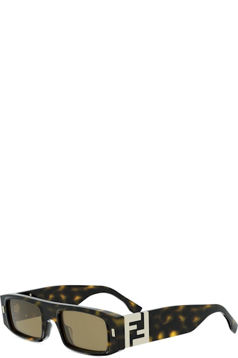 Fendi Eyewear for Kids Fendi Eyewear Fendi Fe40181i Ff Squared 52e Havana Sunglasses