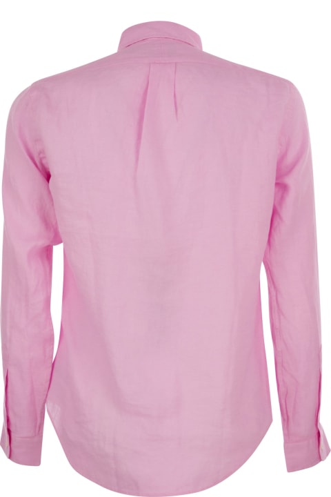 أدوات منزلية Polo Ralph Lauren Slim Fit Linen Shirt