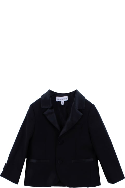 Emporio Armani Coats & Jackets for Baby Boys Emporio Armani Wool Jacket