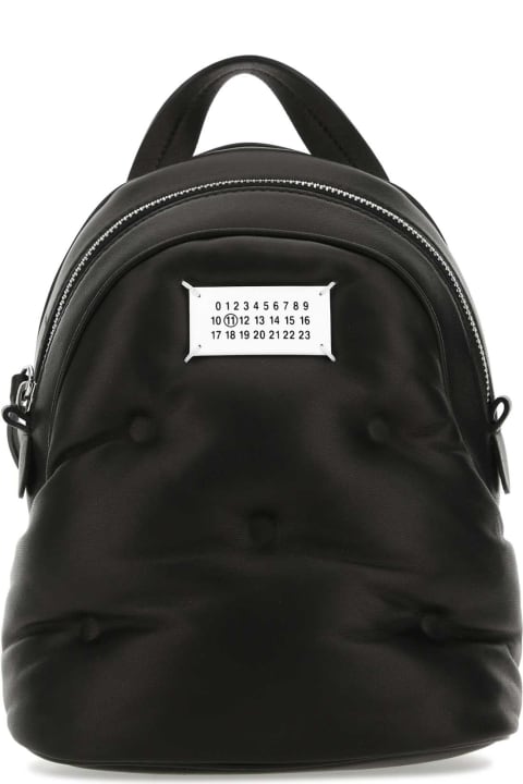 Sale for Women Maison Margiela Black Nappa Leather Mini Glam Slam Backpack