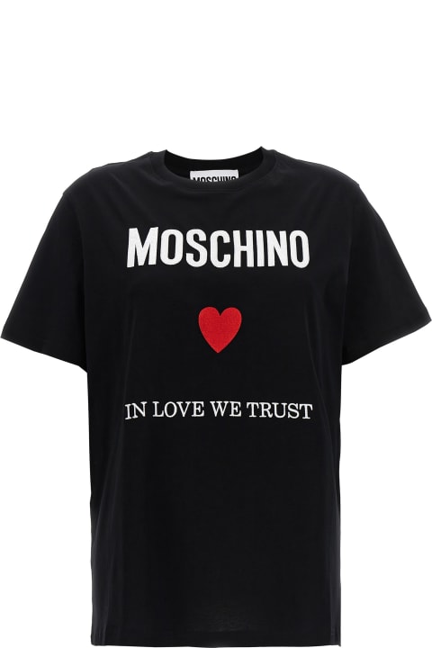 Moschino for Women Moschino 'in Love We Trust' T-shirt